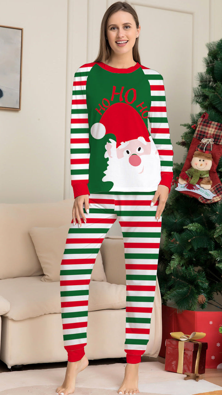 Red Stripe Matching Family Pajamas – Cozy Holiday Sleepwear for All