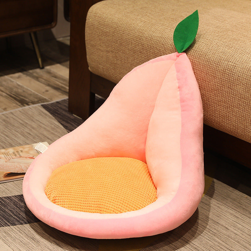 Soft Plush Fruit Pillow – Kawaii Cushion for Bedroom, Sofa & Home Decor