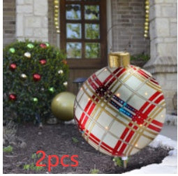 Large Christmas Decoration Balls for Festive Outdoor Displays