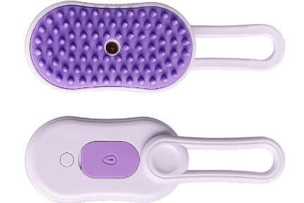 Cat & Dog Grooming Comb – 3-in-1 Electric Steam Brush for Hair Control & Massage