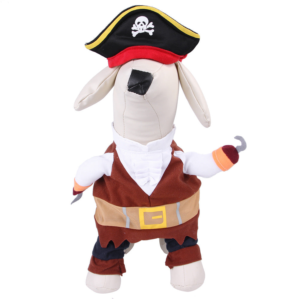 Cartoon Cowboy Dog Costume – Pet Cosplay & Photo Prop Outfit