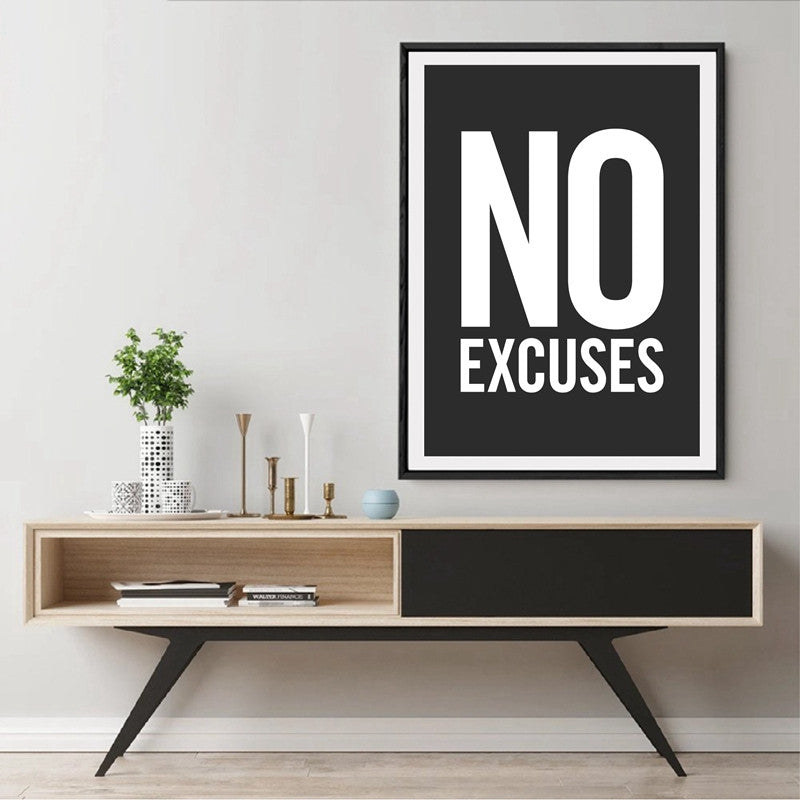 Home Gym Wall Decor Poster – Fitness Inspirational Quotes Art Print
