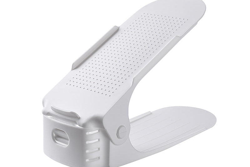 Space Saving Shoe Rack – Stackable Double Shelf Organizer for Small Spaces