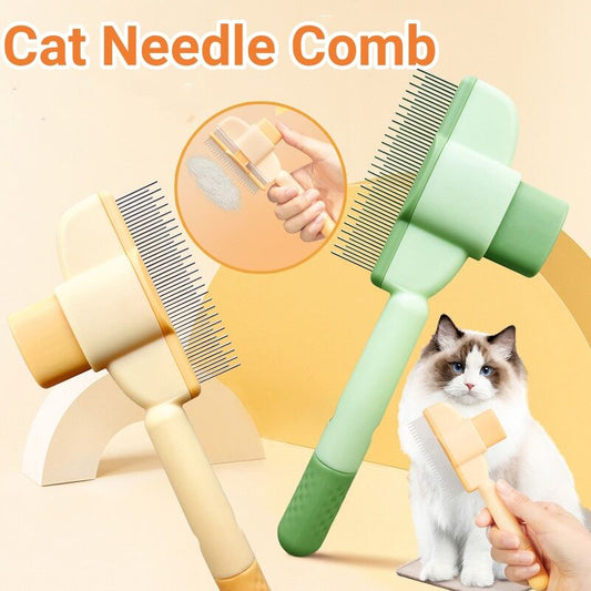 Premium Pet Grooming Comb | Easy-Clean Deshedding Tool for Dogs & Cats