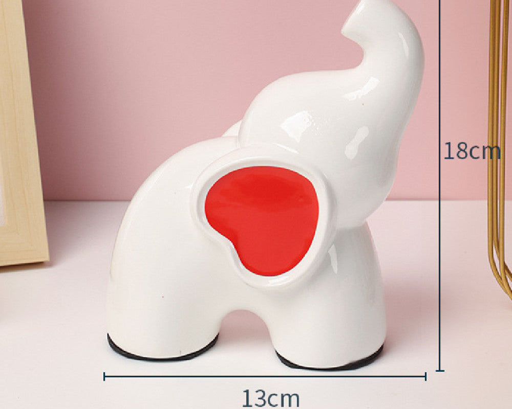 Nordic Ceramic Elephant Vase - perfect for bedroom, desktop or living room décor