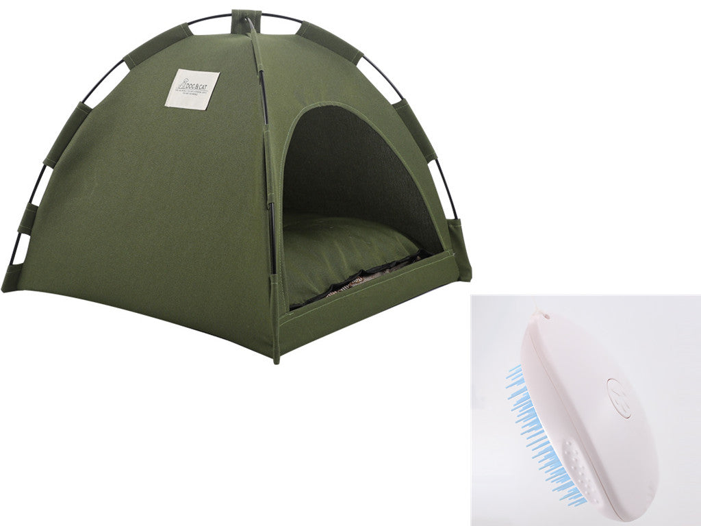 Cat & Dog Tent Bed – Cooling Pet House for Indoor Cats & Small Dogs