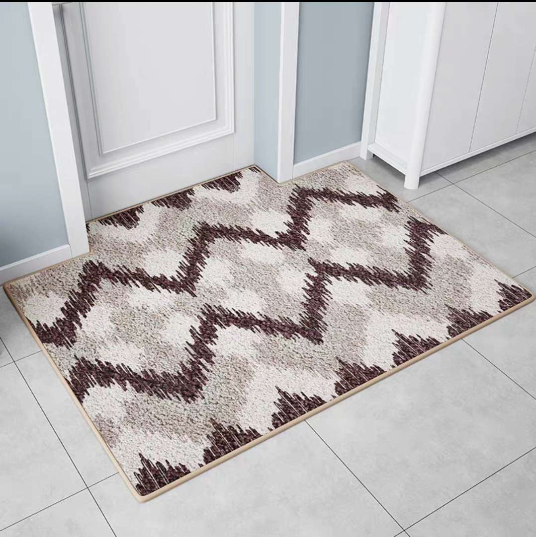 Modern Floor Mat – Non-Slip Absorbent Door Rug for Entryway & Kitchen