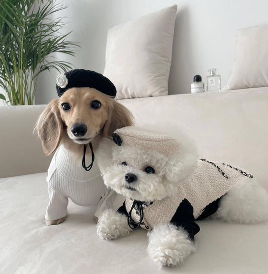 Pet Beanie Hat – Cozy Knitted Winter Hat for Dogs & Cats