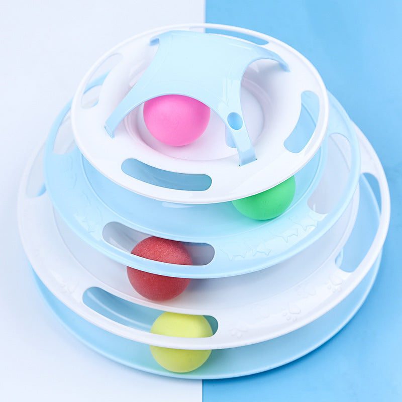 Cat Toy Ball Interactive Kitten Toy Anti Stress Fun Pet Play Toy