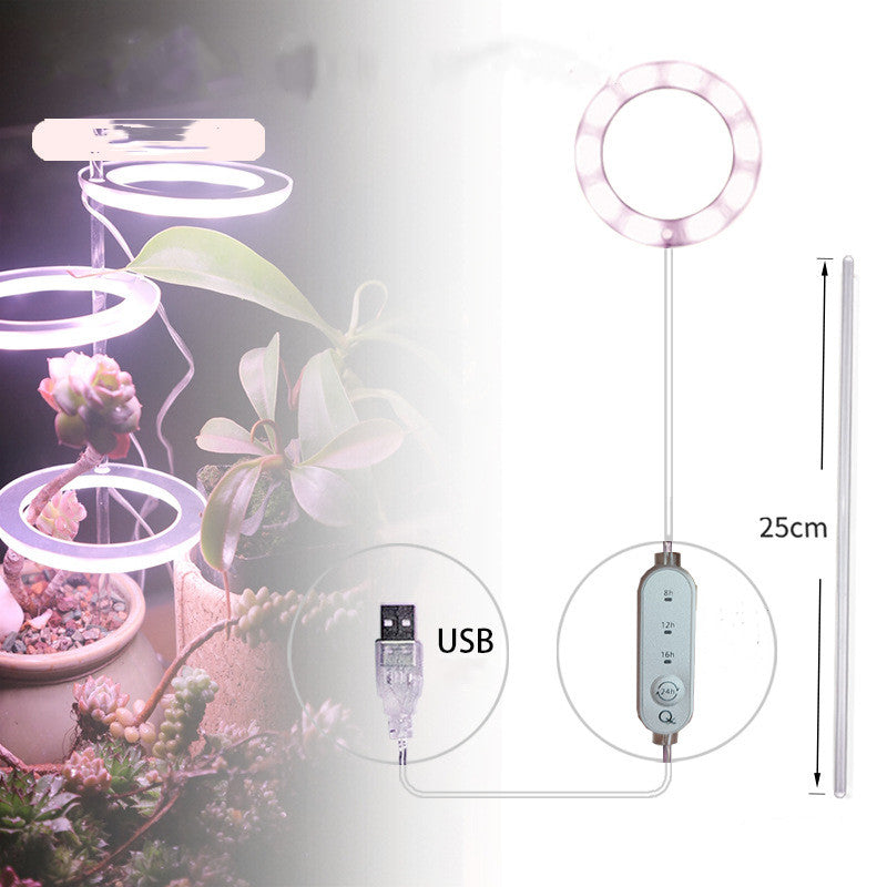 Portable LED Grow Lamp for Plants – Full Spectrum Indoor Plant Light