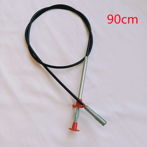 Household 60CM Drain Unclogger – Kitchen Sink Hair Catcher & Sewer Cleaning Rod Tool
