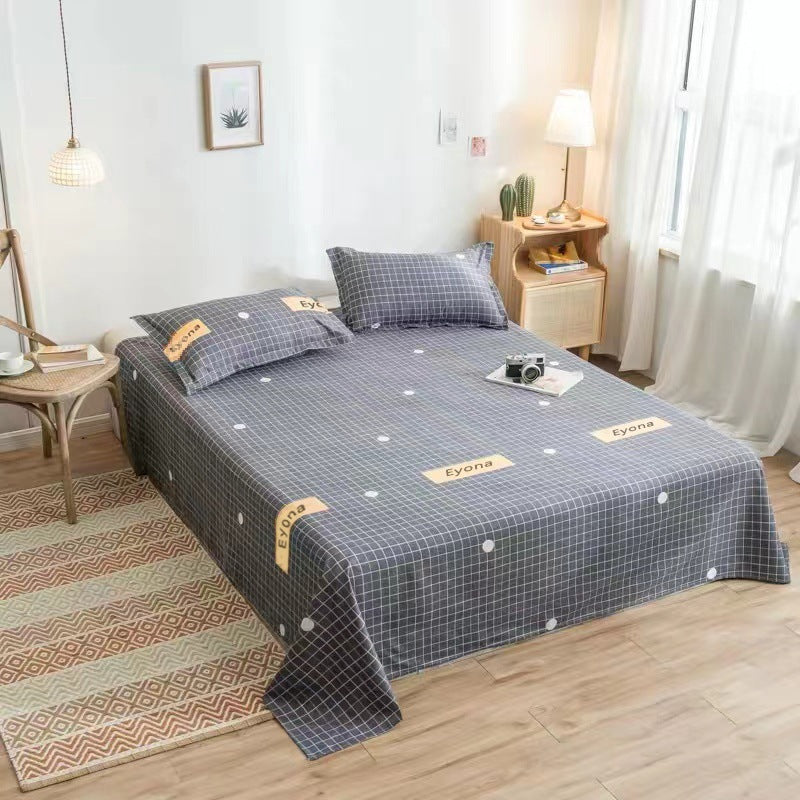 Soft Cartoon Bed Sheets – Single Piece Bedding for Kids, Teens & Dorm Rooms