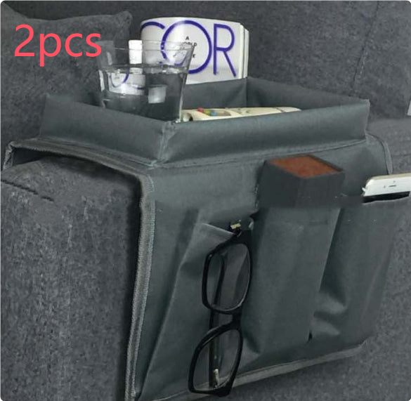 Sofa Armrest Organizer Bag – Remote Control Holder for Couch Storage