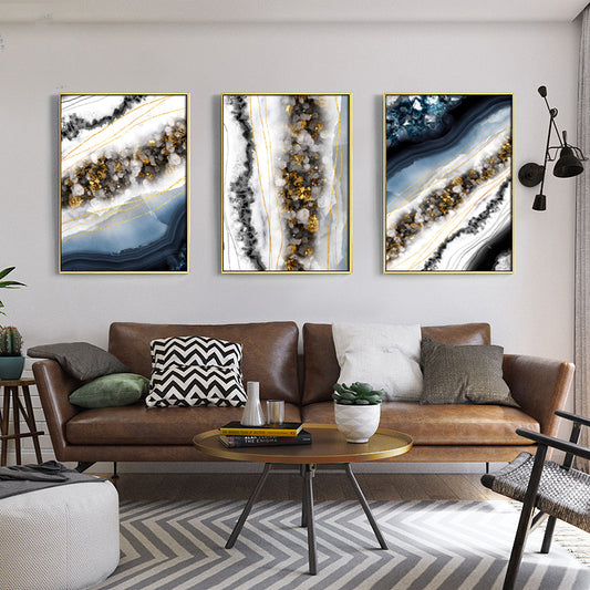 Minimalist Marble Wall Art Canvas – Modern Abstract Decor for Living Room & Bedroom