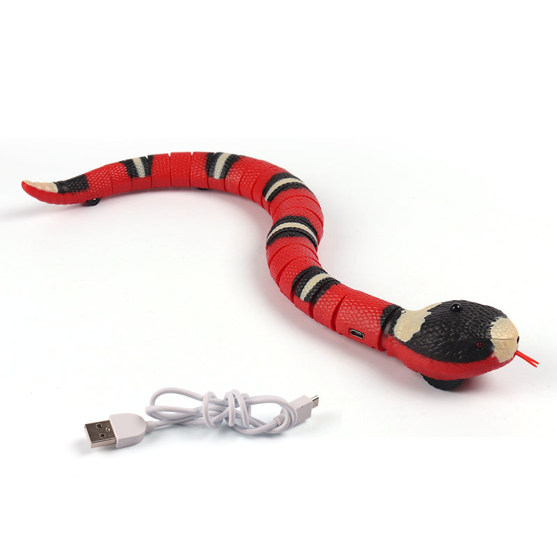 Smart Interactive Cat Toy – Automatic USB Snake Teaser for Cats & Dogs