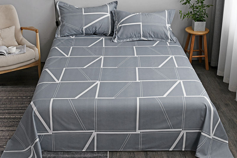 Budget-Friendly Cotton Bed Sheets – Soft Washed Bedding Set for Dorm & Hostel Use