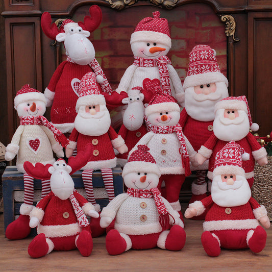 Santa Claus Doll Large Christmas Decor – Holiday Home Decoration for Party, Gifts & Events