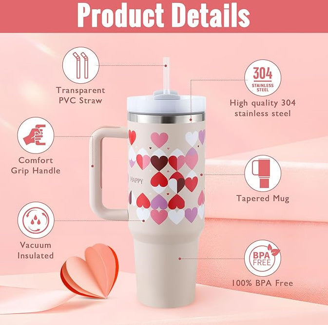 40oz Insulated Tumbler – Spill-Proof & Travel-Friendly