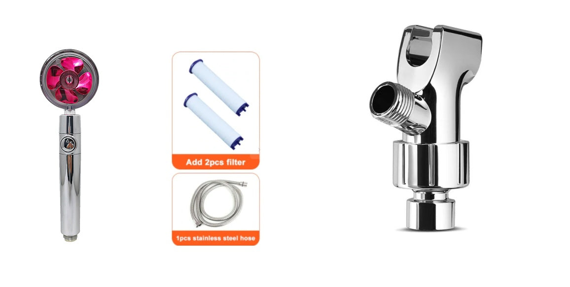 Luxury Rotating Shower Head – High Pressure, Water-Saving, Bathroom Upgrade