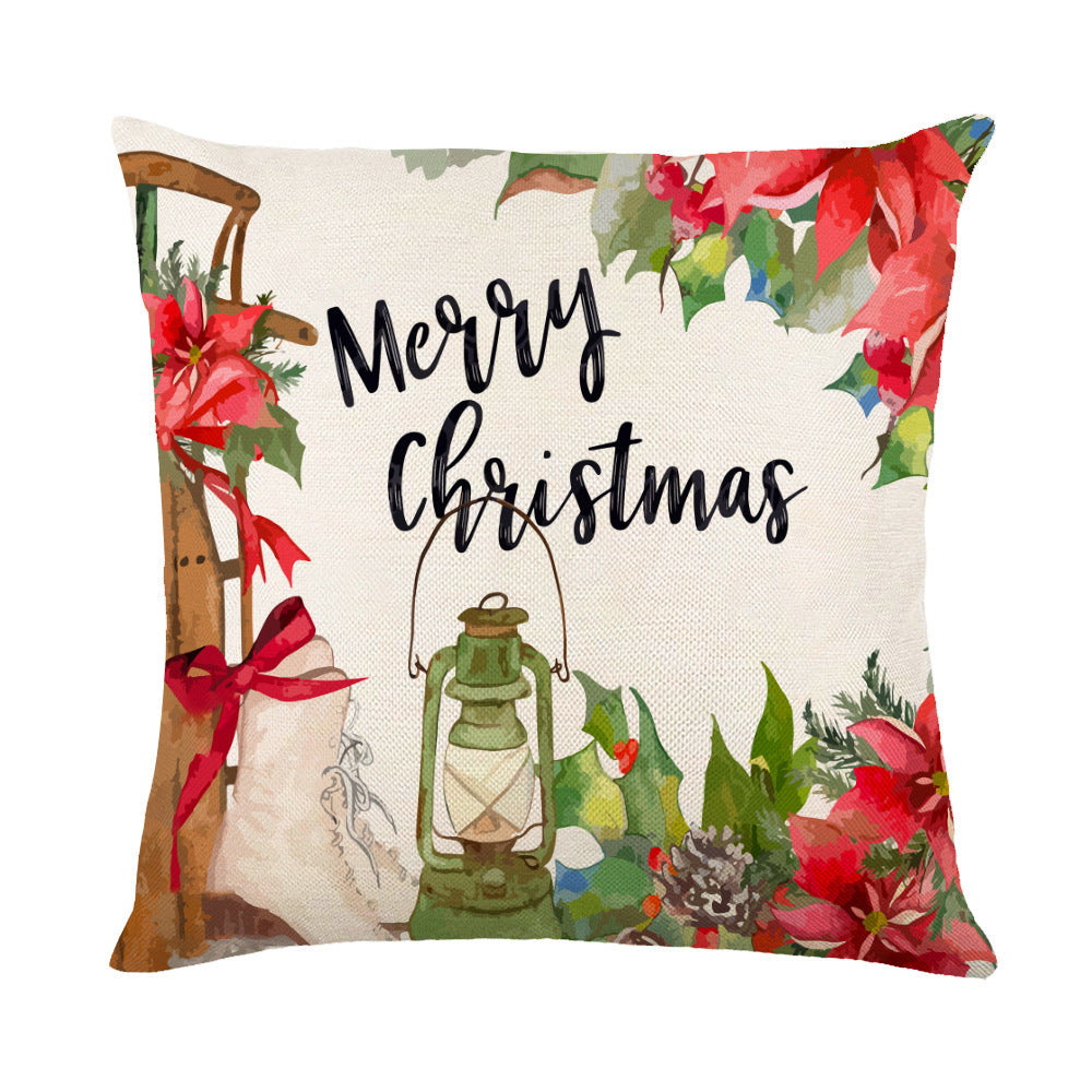 Festive Snowflake Cushion Covers for Holiday Home Décor