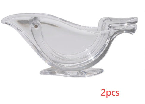Kitchen Lemon Squeezer Manual Juicer – Bird Shape Acrylic Citrus Press Tool