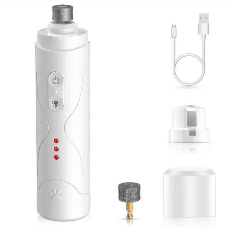 Quiet Electric Pet Nail Grinder – Safe & Painless Dog & Cat Nail Trimmer for Stress-Free Grooming