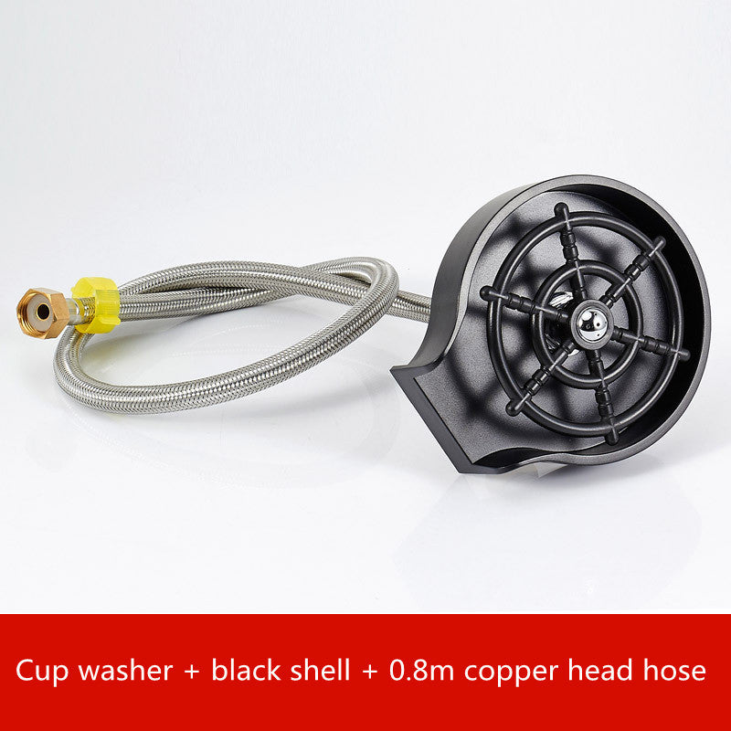 High-Pressure Bar Counter Cup Washer Sink Attachment