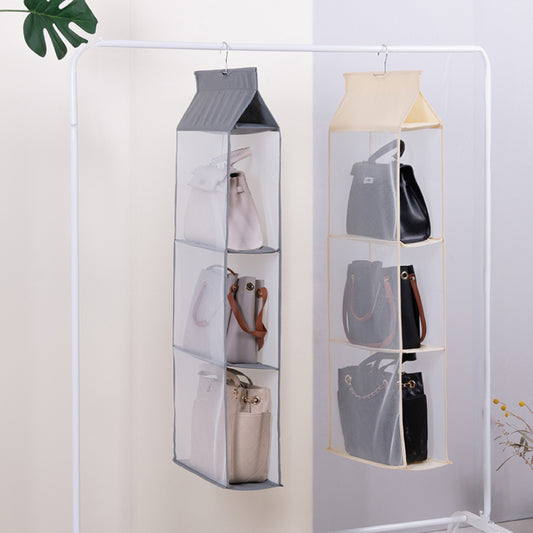 Modern 360° Multi-Layer Storage Rack – Foldable Hanging Organizer for Bathroom Kitchen & Small Spaces