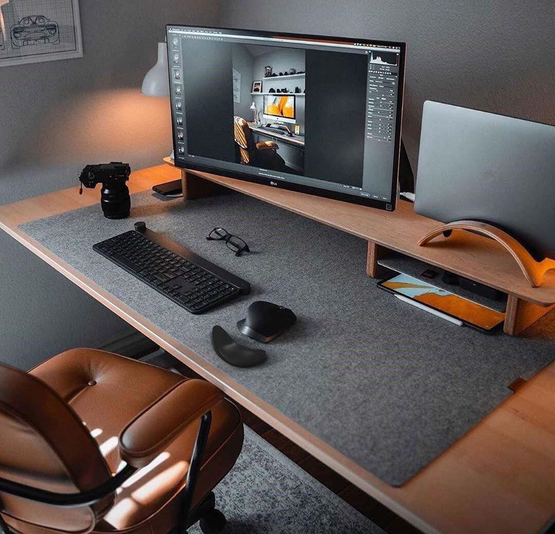 Ergonomic Mouse Wrist Rest Gel Mouse Pad – Non-Slip Support for Office & Gaming Comfort