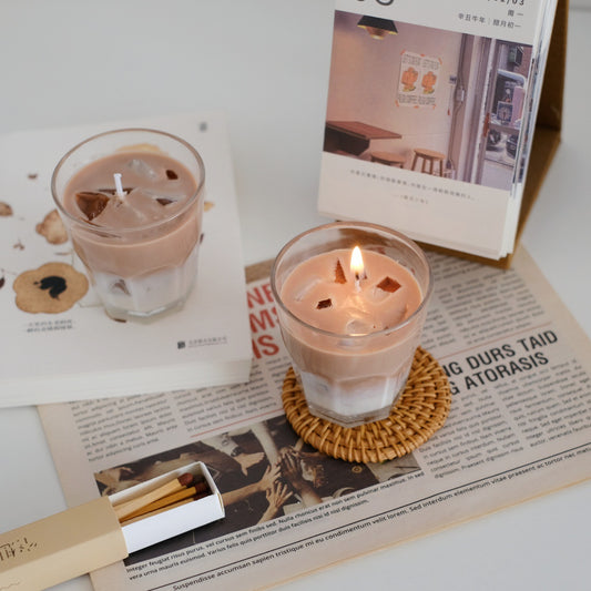 Coffee Aroma Candle Handmade – Unique Birthday Gift for Ladies Bedroom Decor