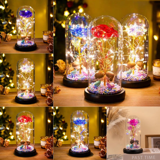 Forever Rose Night Light – Glow with Lasting Love