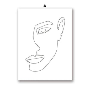 Feminine Simple Canvas Wall Art – Chic Home Decor | Bedroom & Living Room Styling