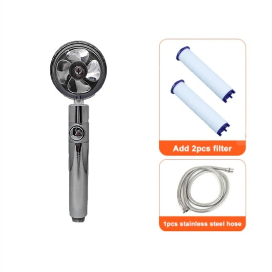 Luxury Rotating Shower Head – High Pressure, Water-Saving, Bathroom Upgrade