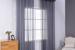 Cotton Linen Sheer Curtains – Modern Window Decor for Home