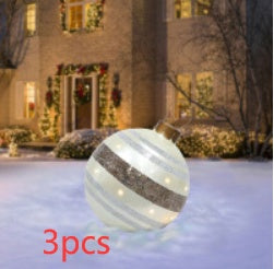 Large Christmas Decoration Balls for Festive Outdoor Displays