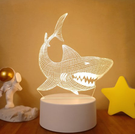 Color Changing 3D LED Lamp – Remote Night Light for Room Setup