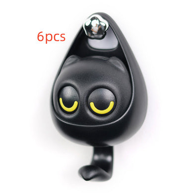 Playful Cat Coat Hook for Keys, Scarves, and Hats