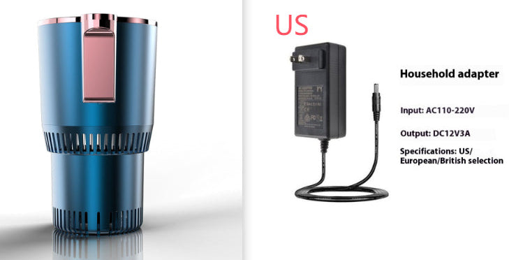 2-in-1 Car Cup Warmer & Cooler – Smart 12V Drink Holder for Hot & Cold Beverages