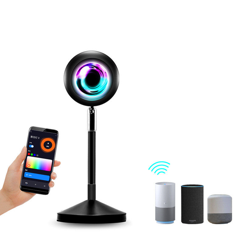 Sunset Wall Lamp – LED Night Light Projector for Relaxation & Home Decor
