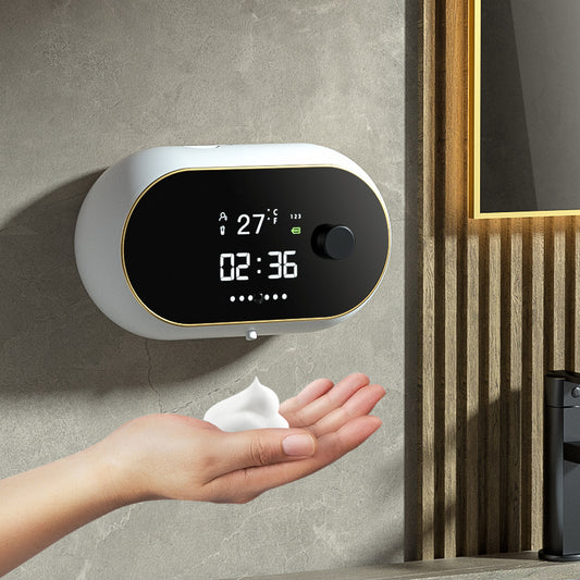 Wall-Mounted Soap Dispenser – Automatic USB Foam Hand Sanitizer