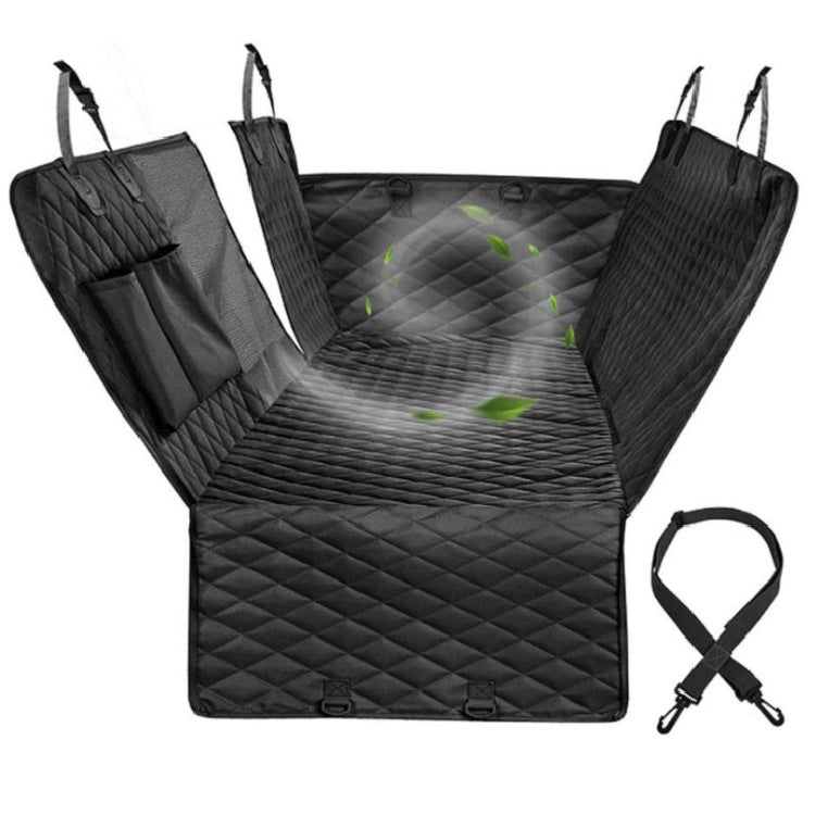 Premium Pet Car Seat Cover – Waterproof Scratch-Proof Backseat Protector with Mesh Window