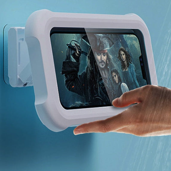 Waterproof Bathroom Phone Box – Wall Hanging Mobile Rack for Shower