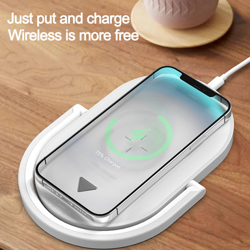 Fast Wireless Charging Station 3-in-1 Foldable Lamp
