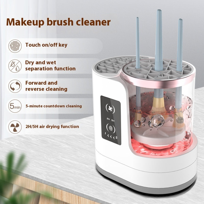 Automatic Makeup Brush Cleaner Machine – Rechargeable Electric Cleaning Tool