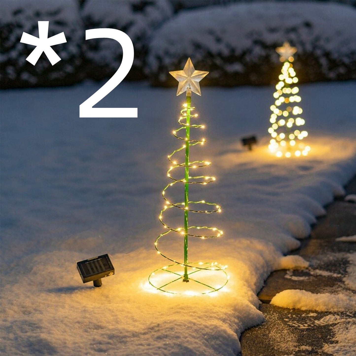 Sparkling Christmas Tree Lighting for Gardens and Courtyards