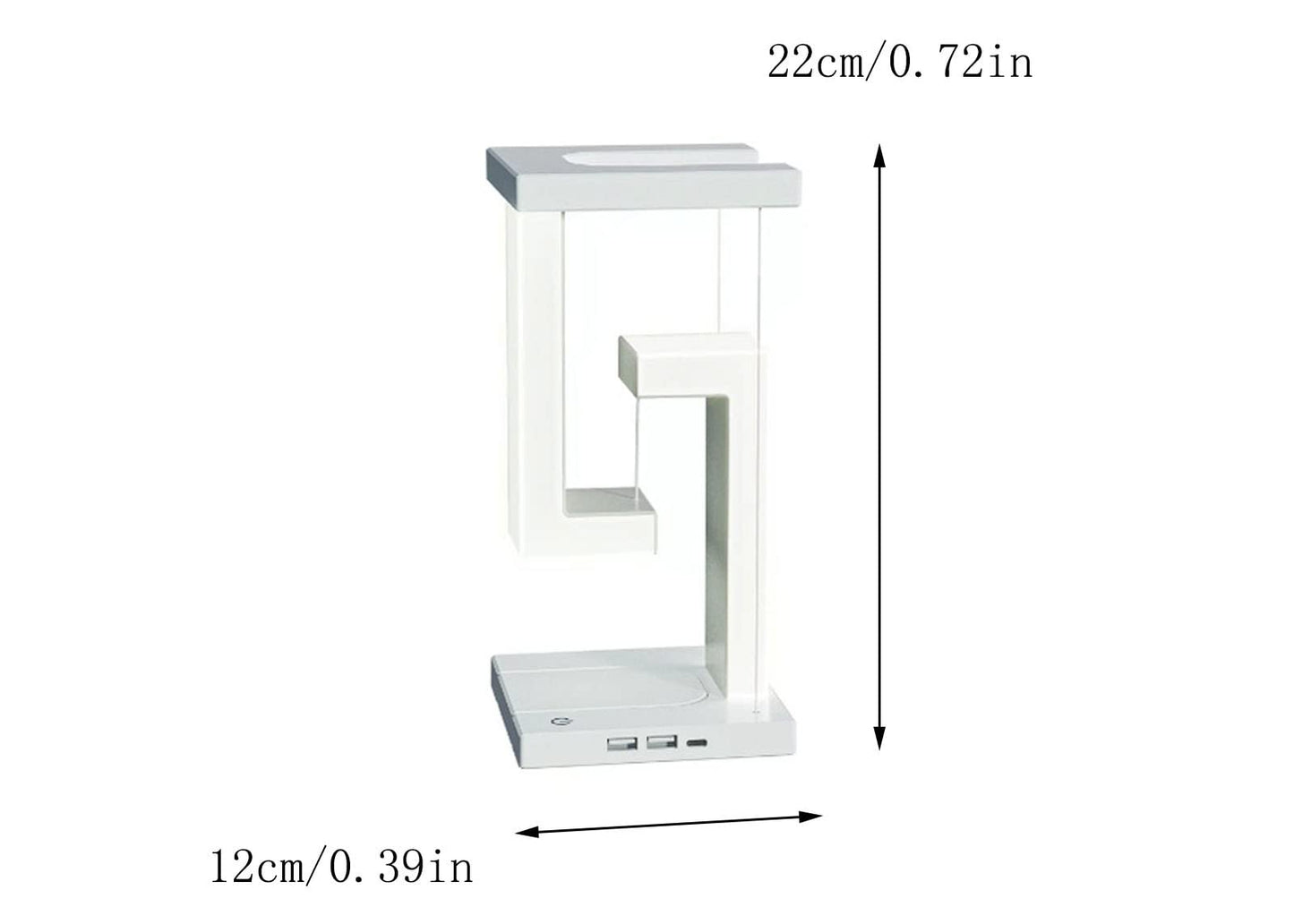 Smart Wireless Charging Balance Lamp – Floating LED Desk Lamp for Bedroom